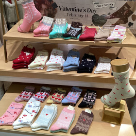 🆕バレンタイン靴下入荷💖