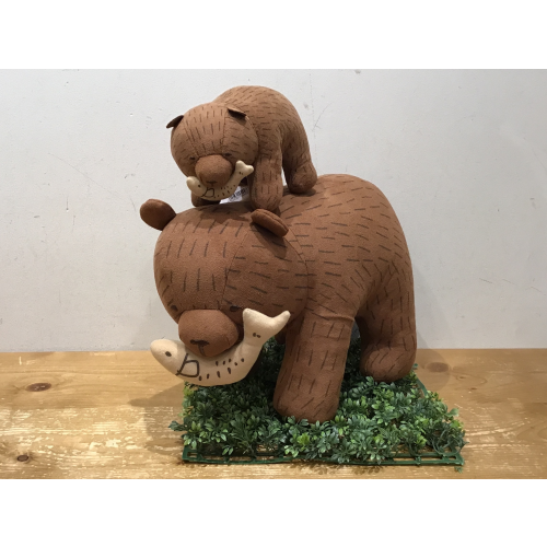🐻木彫りのくまぬいぐるみ🐻
