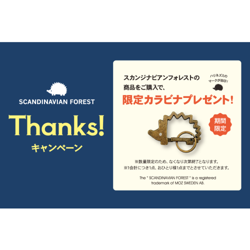 🦔スカンジナビアンフォレスト　サンクスキャンペーン🦔
