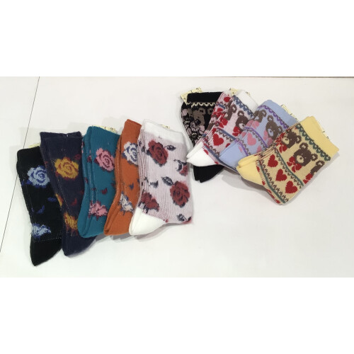 【大きめの柄がアクセントに♪】新作ソックス