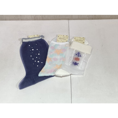 夏らしい、マーメイドシースルーソックス🧜‍♀️