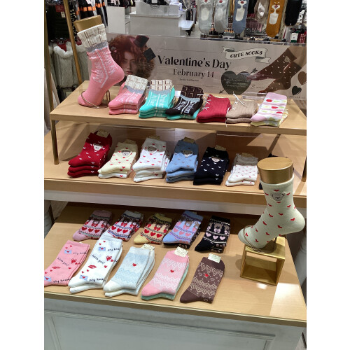 🆕バレンタイン靴下入荷💖