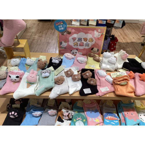 新作ぬいぐるみ付きソックス入荷🆕🧸