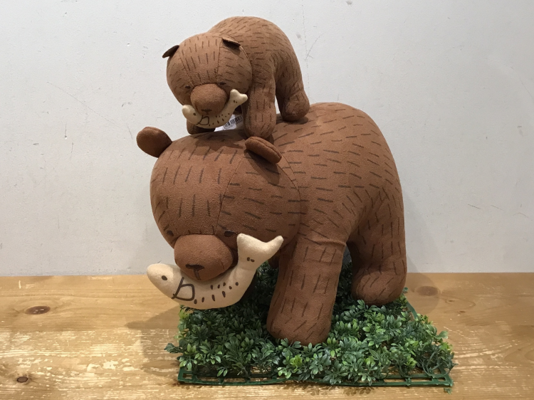 🐻木彫りのくまぬいぐるみ🐻