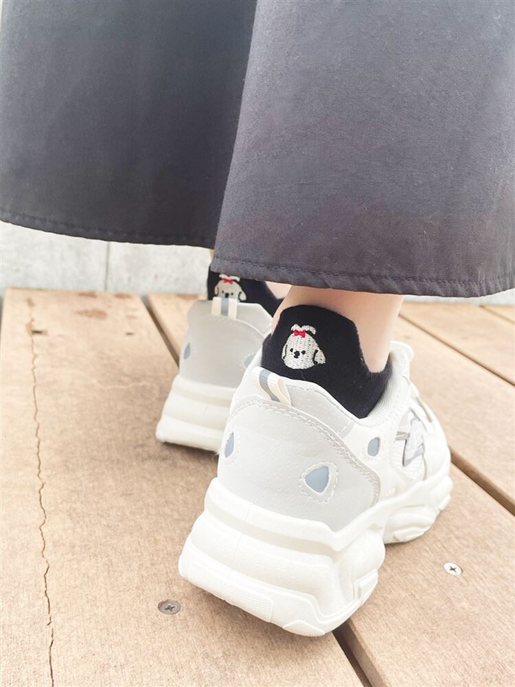 靴擦れ対策に🙆🏻‍♀️✨【かかとタブ付きスニーカーソックス】