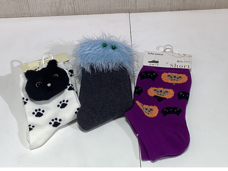 ハロウィンにぴったりなソックス🎃👻