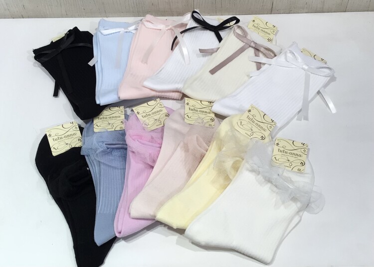 【リボン🎀チュール🤍ソックス】フレンチガーリー／バレエコア　