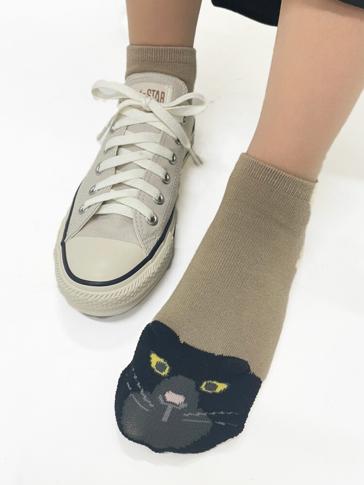 つま先アニマル柄ソックスご紹介🐱♩