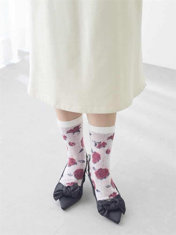 【大きめの柄がアクセントに♪】新作ソックス