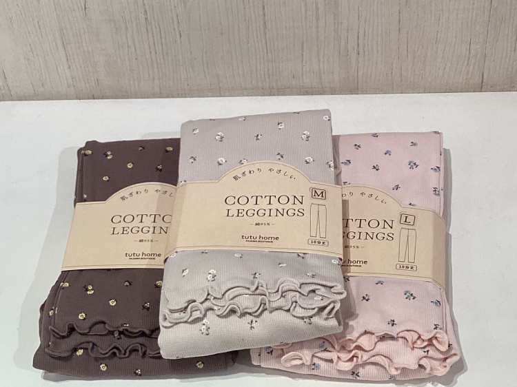 肌触り やさしい☁️ コットンレギンス