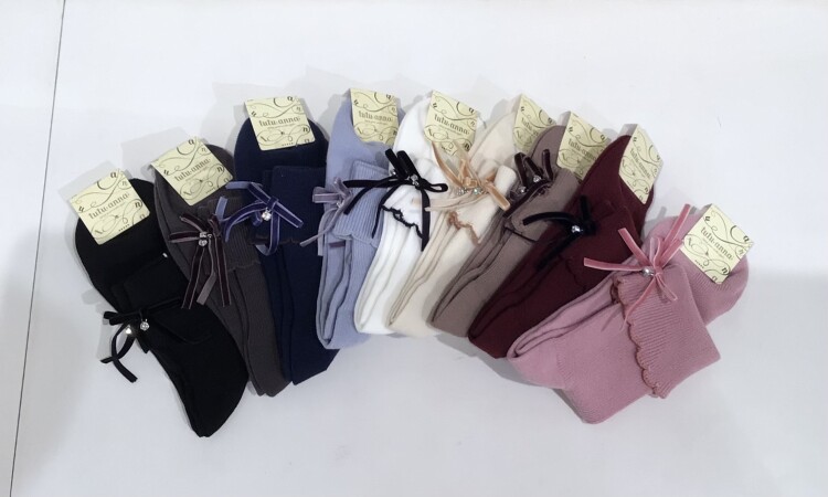 どこから見ても可愛い✨【上品リボン付きソックス🎀】