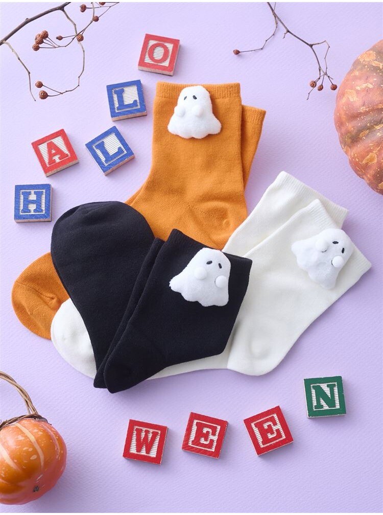 今だけの可愛さハロウィンデザインソックス👻